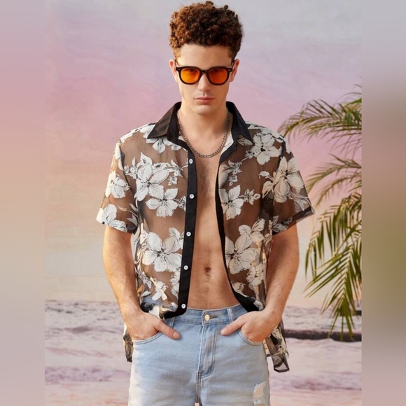 Floral Summer Print Shirt ( Pre-owned ) - Picture 6 of 8